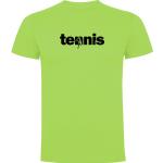 Camisetas deportivas verdes de algodón tallas grandes manga corta con cuello redondo de punto Kruskis talla 3XL para hombre 