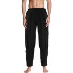 Pantalones negros de algodón de fitness de verano talla S para mujer 