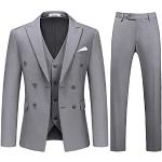 Chalecos grises de poliester de traje talla M para hombre 