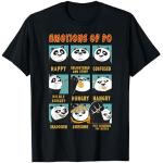 Kung Fu Panda Emotions Of Po Portrait Grid Camiseta