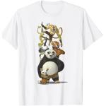 Kung Fu Panda Po And The Furious Five Portrait Camiseta