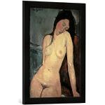 Pinturas negras de desnudos Modigliani vintage Kunst für Alle 