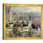 Kunst für Alle ' – Fotografía enmarcada de Claude Monet Les tuil ProSeries, de impresión handgefertigten imágenes de Marco, 60 x 40 cm, Oro Raya