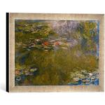 Cuadros de impresión digital Claude Monet vintage con rayas Kunst für Alle 