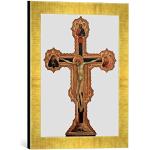 Cruces doradas vintage con rayas Kunst für Alle 