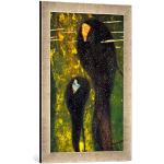 Cuadros de impresión digital Gustav Klimt vintage con rayas Kunst für Alle con motivo de pez 