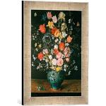 Cuadros de papel de flores vintage de 40 cm floreados Kunst für Alle 
