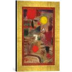 Decoración dorada de fiesta Paul Klee vintage con rayas Kunst für Alle 