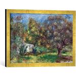 Cuadros dorados de impresión digital Pierre-Auguste Renoir con rayas Kunst für Alle 