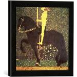 Cuadros negros de impresión digital Gustav Klimt vintage Kunst für Alle 