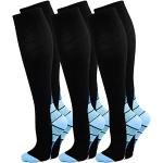 Calcetines azules de compresión transpirables talla 43 para mujer 