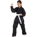 KWON Karatea Shadow - Kimono de Artes Marciales Infantil, tamaño 130 cm, Color Negro