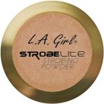 Iluminadores beige efecto estroboscópico LA Girl textura en polvo compacto para mujer 