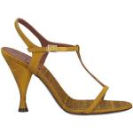 Sandalias amarillas de goma de tacón con hebilla L´ AUTRE CHOSE talla 39 para mujer 