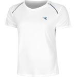 Camisetas deportivas blancas manga corta Diadora talla XS para mujer 