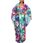 L-Peach Kaftan Kimono Ropa de Dormir Vestido de Pl