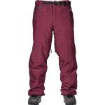 Pantalones burdeos de tafetán de snowboard transpirables de punto L1 talla S para hombre 
