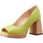 Zapatillas verdes con plataforma informales talla 38 para mujer 