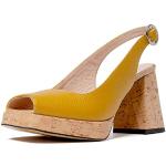 Zapatos amarillos con plataforma talla 39 para mujer 