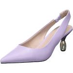 Zapatos lila de tacón talla 38 para mujer 
