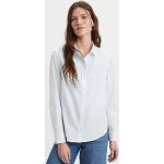 Camisas oxford azules de algodón Clásico LEVI´S talla L para mujer 
