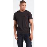 Camisetas negras de algodón de algodón  tallas grandes con logo LEVI´S Housemark talla XXL para hombre 
