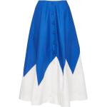 Faldas largas azules de popelín de verano La DoubleJ talla M para mujer 