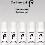 La historia de whoo Radiant White Balancer 5ml x 10pcs