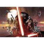 Papeles multicolor de pared Star Wars Luke Skywalker 