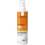 Spray solar blanco para la piel sensible con factor 50 de 200 ml La Roche Posay Anthelios en spray infantil 
