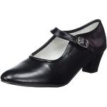 Zapatos negros de goma sin cordones formales talla 36 para mujer 