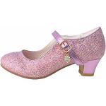 Zapatos rosas de goma sin cordones rebajados formales talla 31 para mujer 