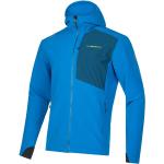 Chaquetas azules de poliester con capucha  transpirables con forro La Sportiva talla XL de materiales sostenibles para hombre 