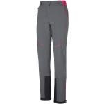 Pantalones grises de Softshell de montaña de invierno La Sportiva talla M para mujer 