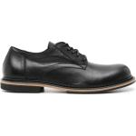 Zapatos negros de goma con puntera redonda con cordones formales con logo Vic Matie talla 44 para hombre 