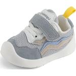 Zapatos grises de tejido de malla de verano livianos talla 20 para bebé 