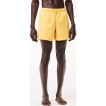 Bañadores amarillos de tafetán tallas grandes Lacoste talla XXL de materiales sostenibles para hombre 