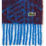 Bufandas azules de lana de lana  Lacoste Talla Única para mujer 