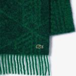 Bufandas verdes de lana de lana  Lacoste Talla Única para mujer 