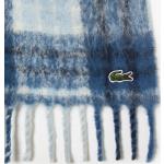Bufandas azul marino de alpaca de lana  a cuadros Lacoste Talla Única 