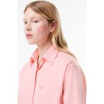Camisas rosas de tencel Lacoste para mujer 