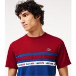 Camisetas azul marino de algodón de tenis con logo Lacoste talla XS para hombre 