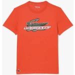Camisetas deportivas naranja de algodón Lacoste para hombre 