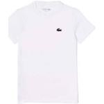 Camisetas deportivas blancas Lacoste para mujer 