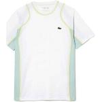 Camisetas deportivas blancas Lacoste para hombre 