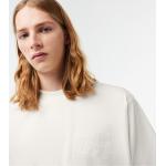 Camisetas blancas de algodón de algodón  informales Lacoste con bordado talla XS para hombre 
