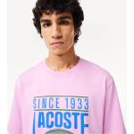 Camisetas estampada rosas de algodón tallas grandes vintage cocodrilo Lacoste talla 3XL para hombre 