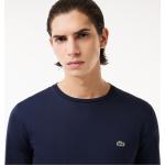 Camisetas azul marino de algodón de manga larga tallas grandes manga larga de punto Lacoste talla 6XL para hombre 