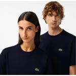 Camisetas azul marino de algodón de cuello redondo con cuello redondo informales cocodrilo Lacoste talla L para hombre 