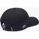 Gorras negras de poliester de béisbol  Lacoste con bordado talla S 